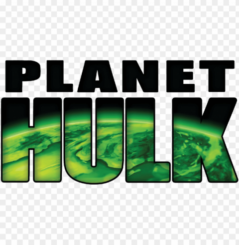 hulk svg logos - planet hulk title Isolated Item on Transparent PNG