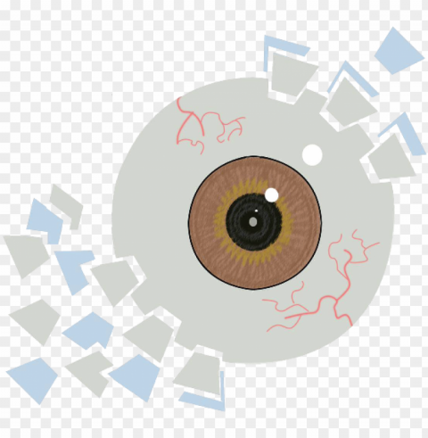 human eye proteome map - circle Isolated Design Element in PNG Format