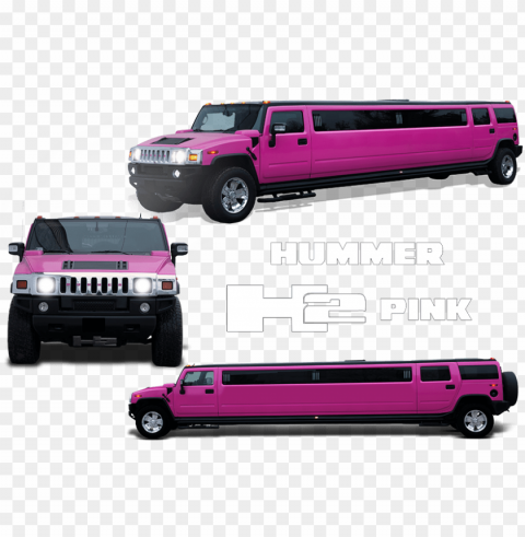 hummer h2 pink - limousine PNG icons with transparency