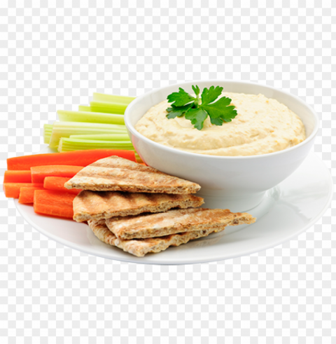 hummus food Transparent PNG Isolated Item with Detail