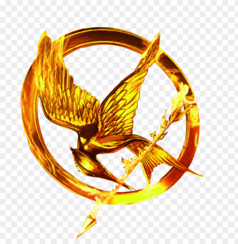 hunger games logo Isolated Icon on Transparent PNG