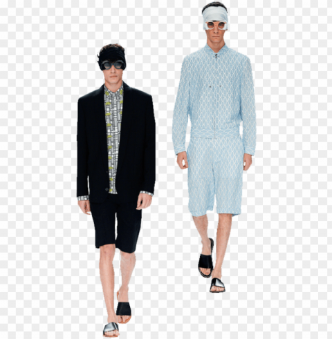 Hussein Chalayans Intellectual Take On Fashion Inspires - Hussein Chalayan 2000s Menswear ClearCut Background Isolated PNG Art