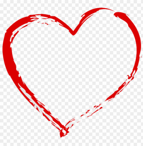 huum - hand drawing heart Isolated Item on Clear Transparent PNG PNG transparent with Clear Background ID 4c0be5d9