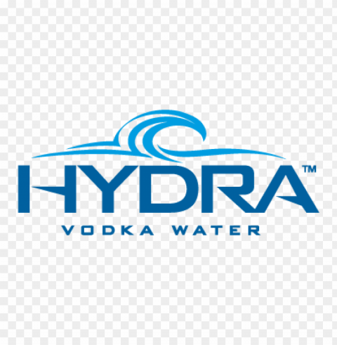 hydra vodka water vector logo Isolated Artwork on Transparent Background PNG