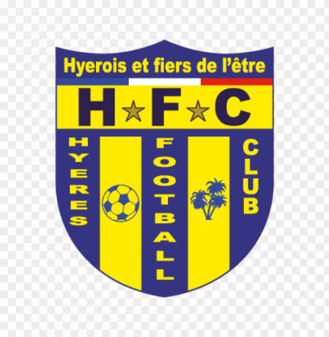 hyeres fc vector logo Isolated Item on Transparent PNG Format