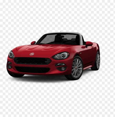 hypnotique red - 2018 abarth 124 spider red PNG for t-shirt designs
