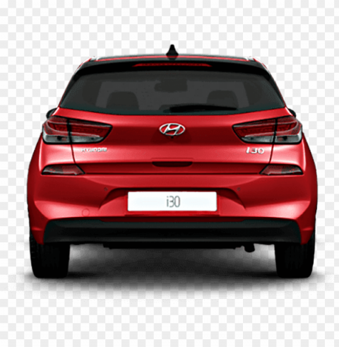 hyundai i30 360 degree view - red car from back Free PNG transparent images