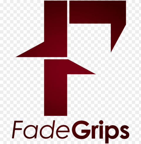 i am sponsored by fadegrips as well as rogue energy - fade grips logo Isolated Artwork on Transparent PNG