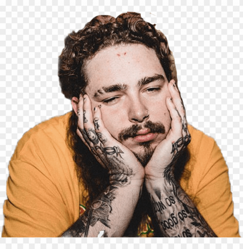 i don't know why but i'm obsessed with post malone - good to people for no reason post malone Isolated Illustration on Transparent PNG