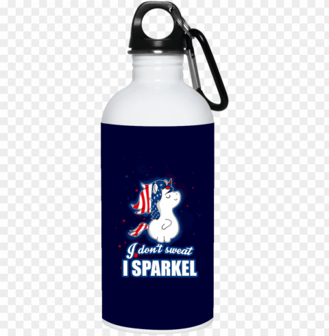 i don't sweat i sparkle mug - water bottle Isolated Subject in Clear Transparent PNG