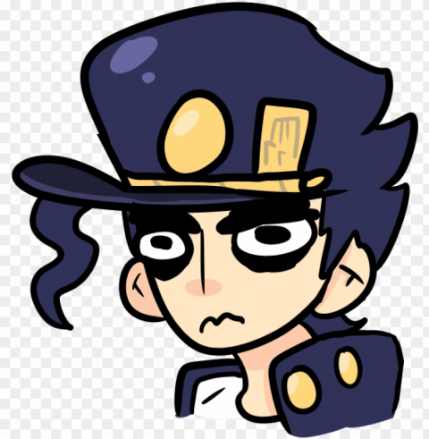 i drew this jotaro a while ago i thought i'd post - cartoo Isolated Subject on HighResolution Transparent PNG