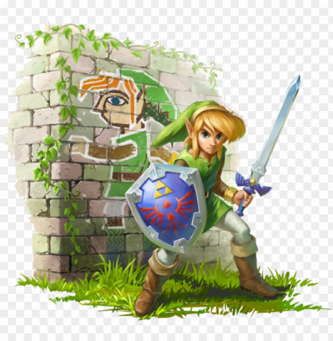 i know everyone loves the 3d zelda's but there is - legend of zelda a link between worlds link PNG Graphic with Isolated Clarity