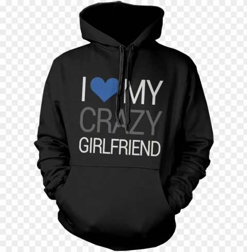 i love my crazy - jacket girlfriend and boyfriend PNG isolated