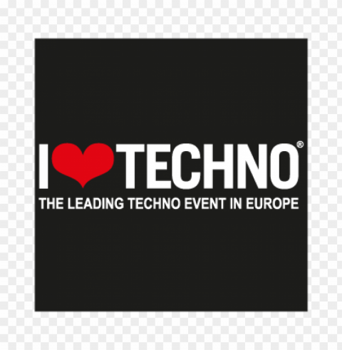 i love techno vector logo download free Transparent PNG images extensive variety