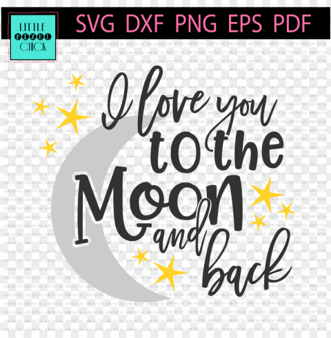 i love you to the moon and back - beach hair don t care svg free Transparent PNG graphics complete collection
