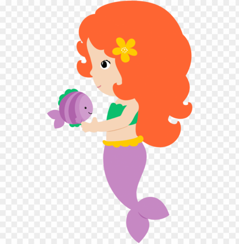 i mermaids and sealife - mermaid clipart Isolated PNG Image with Transparent Background