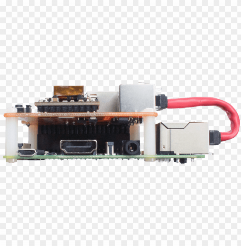 i poe switch hat for raspberry pi 3 model b - electrical connector PNG artwork with transparency