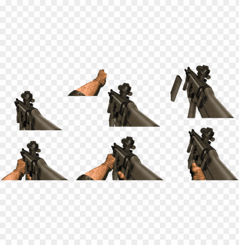 i sound like i'm asking a lot but can someone help - gun reload animation sprite Isolated Graphic on Transparent PNG
