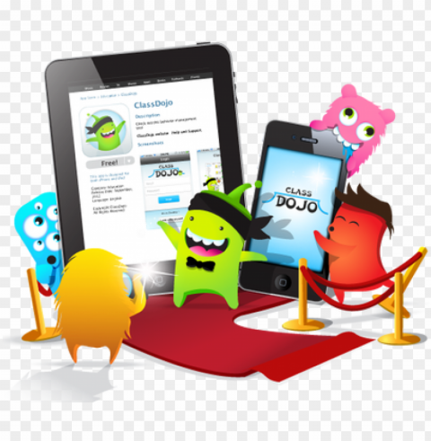 i utilize class dojo to actively communicate with students - class dojo characters ipad PNG Image with Clear Background Isolated PNG transparent with Clear Background ID d3f90ddf