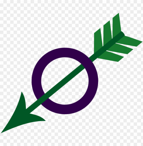 i wanted a single symbol for my aroace identity - arrow with circle symbol PNG Illustration Isolated on Transparent Backdrop