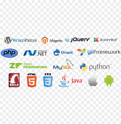 i will fix your html css jquery php wordpress website - logo website en apps Isolated Design Element in PNG Format