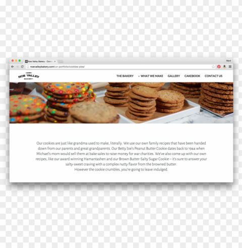 i wrote all of the copy for the noe valley bakery website HighResolution Transparent PNG Isolated Graphic