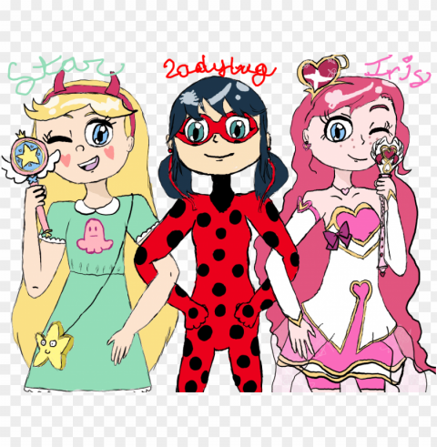 iamsailormoon0025 4 0 ladyrock vs the forces of evil - miraculous ladybug and star vs the forces PNG images with cutout