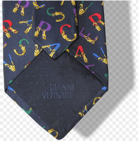 ianni versace brand letters tie - book cover PNG images without BG