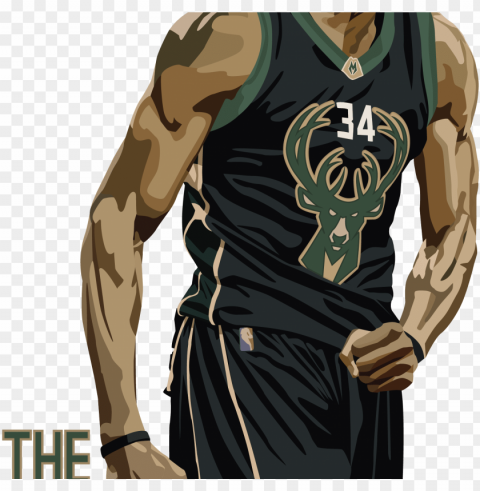 iannis antetokounmpo PNG Graphic Isolated with Clarity