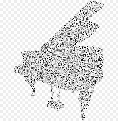 iano instrument musical notes art audio aural - music notes with piano PNG clipart with transparent background