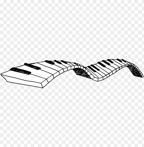 iano keys clipart - piano keys clipart Isolated Element on Transparent PNG