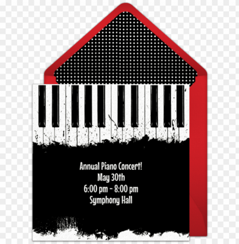 iano keys online invitation - vsgraphics llc painted piano keys vinyl wall art PNG transparent pictures for projects