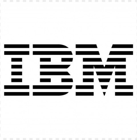 ibm logo vector black download Transparent PNG Isolated Element