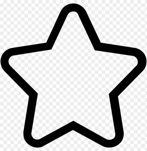 ic star line comments - star outline HighResolution Transparent PNG Isolated Graphic