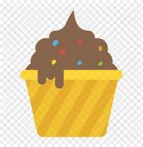 ice-cream cup icon - dessert PNG without background