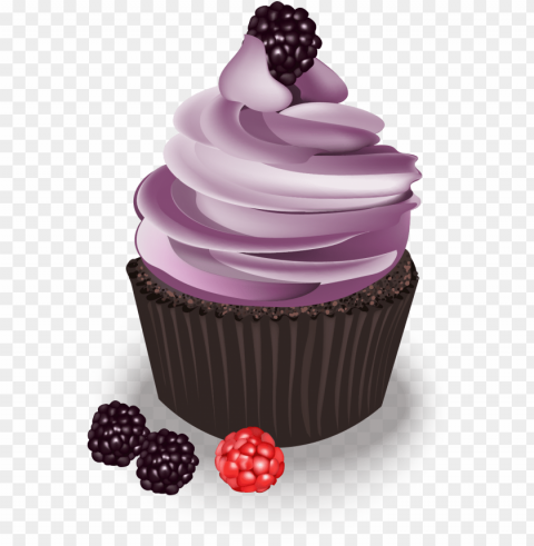 ice cream cupcake blueberry - dessert PNG transparent graphics comprehensive assortment