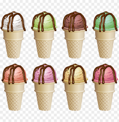 ice cream food clear background High-resolution transparent PNG images assortment