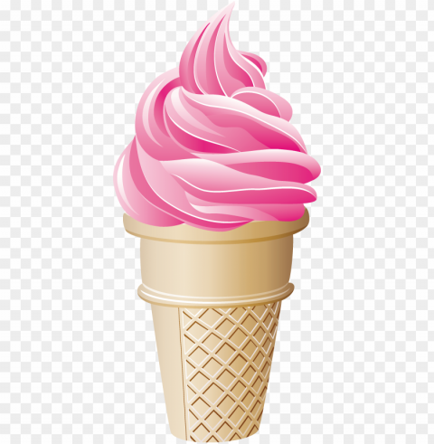 ice cream food image Isolated Design Element in Transparent PNG