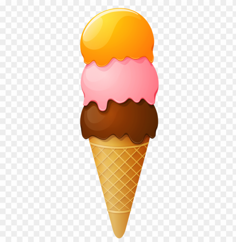ice cream food Isolated Character with Transparent Background PNG - Image ID f668ceb0