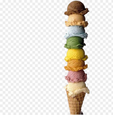 ice cream - ice cream cone stacked PNG transparent images bulk