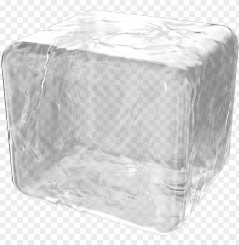 ice image - frozen ice cube Isolated Design Element in Clear Transparent PNG