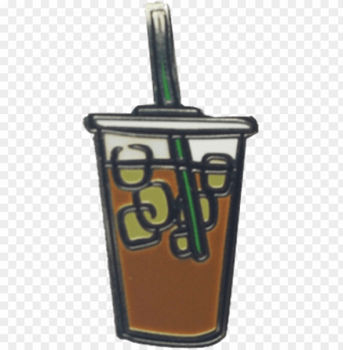 Iced Coffee - Emoji Transparent PNG Isolated Illustrative Element