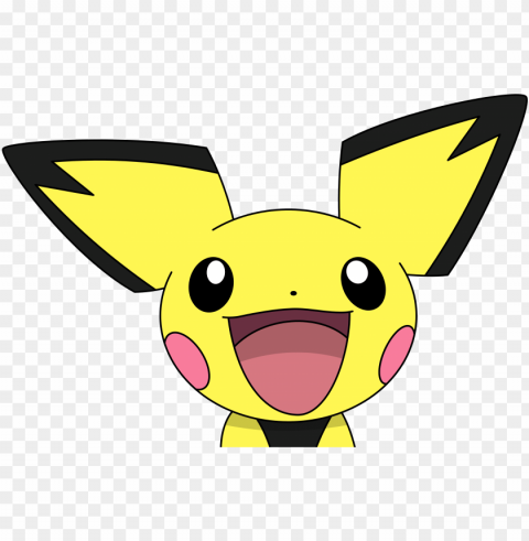 ichu cute face - pichu cute PNG transparent images for printing