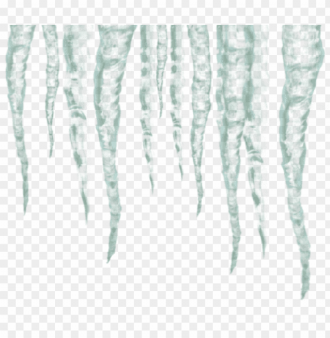 icicle Transparent PNG Isolated Object with Detail