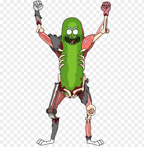 ickle rick render by - pickle rick rat suit Transparent Background Isolated PNG Illustration