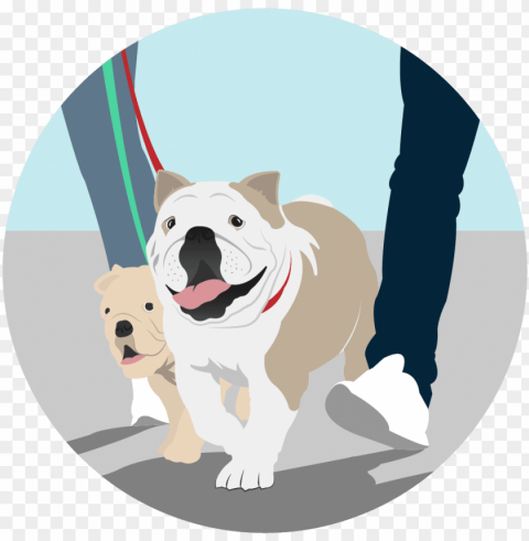 icon community - dog community Isolated Illustration in Transparent PNG