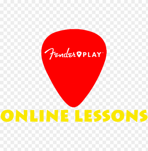 icon fender play english rouge - fender PNG Image Isolated with Transparent Clarity