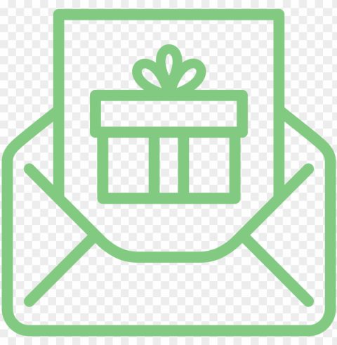 icon gift mail - love letter ico PNG with transparent background free