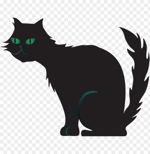 icon - halloween black cat icon HighResolution PNG Isolated Illustration