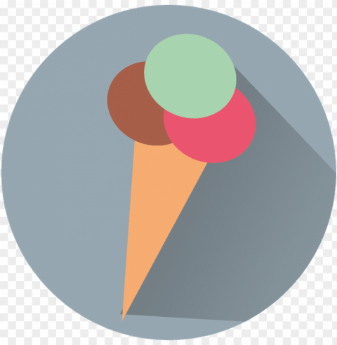 icon ice cream ice dessert desserts knob - ice cream icon circle Free PNG images with alpha transparency compilation